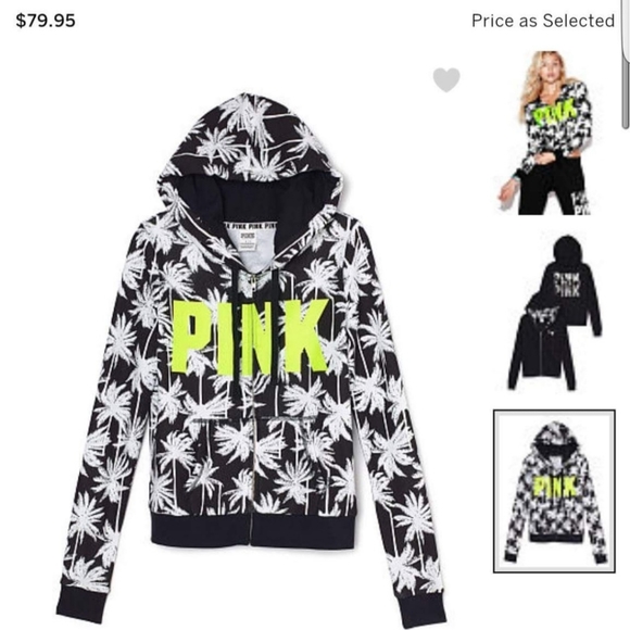 NWOT VS PINK palms set - Picture 5 of 5